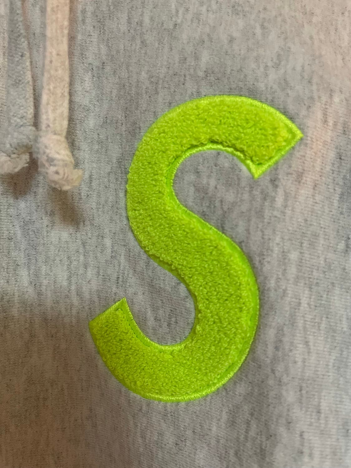 슈프림 s 로고 후드 라이트 그레이 m 상품이미지2