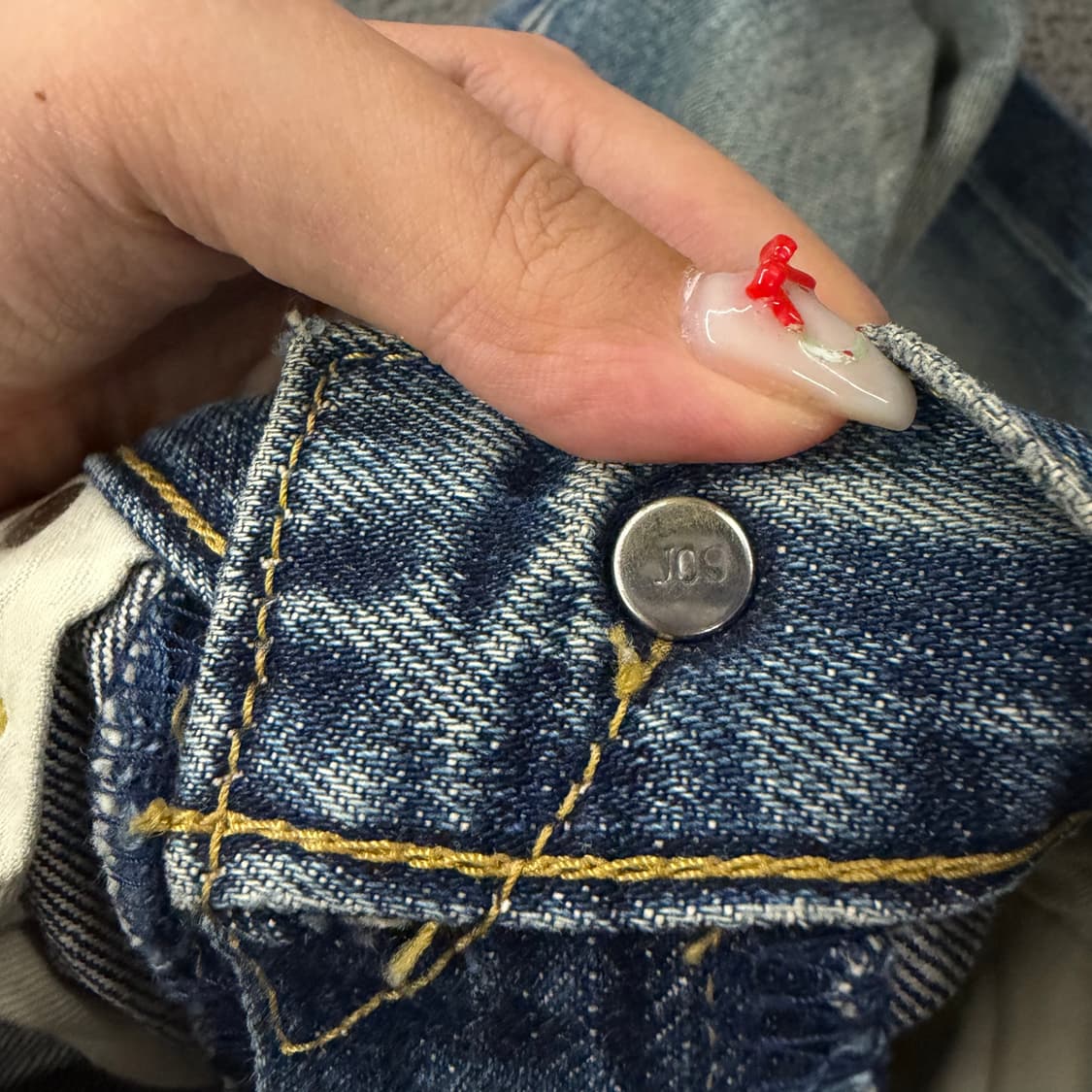 [정품/30X36] 리바이스 501 Lot702 레드라인 셀비지 데님팬츠 상품이미지6