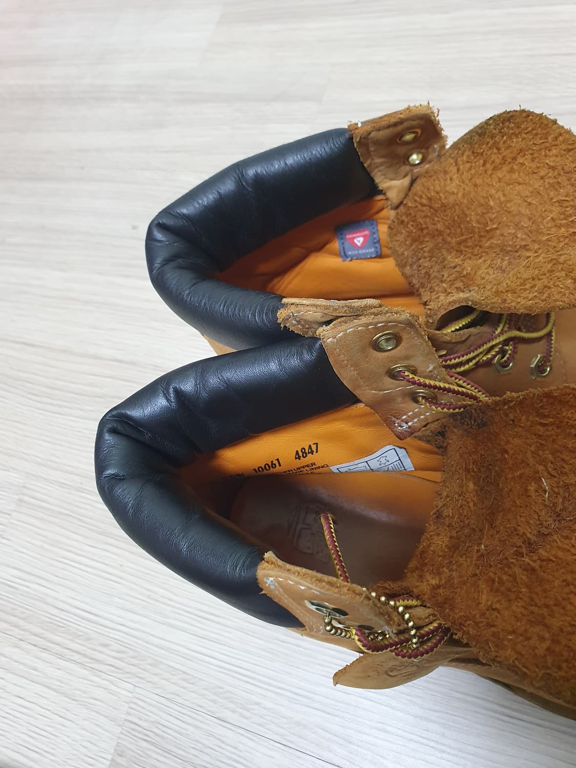 팀버랜드 6인치 옐로우 부츠 260 상품이미지8