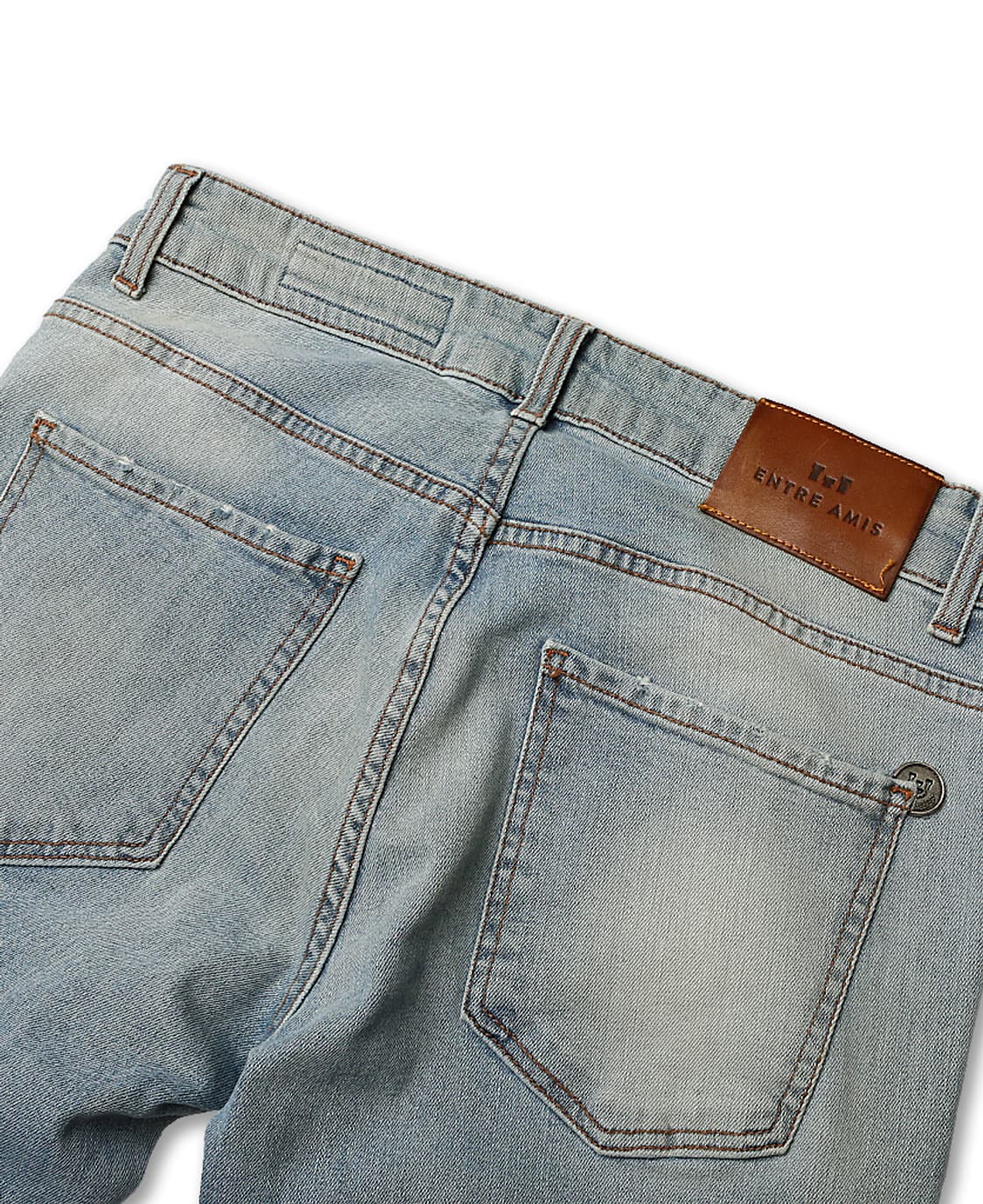 엔트레 아미스 [Entre Amis] 연청 나폴리 빈티지 슬림 데님 팬츠 상품이미지6