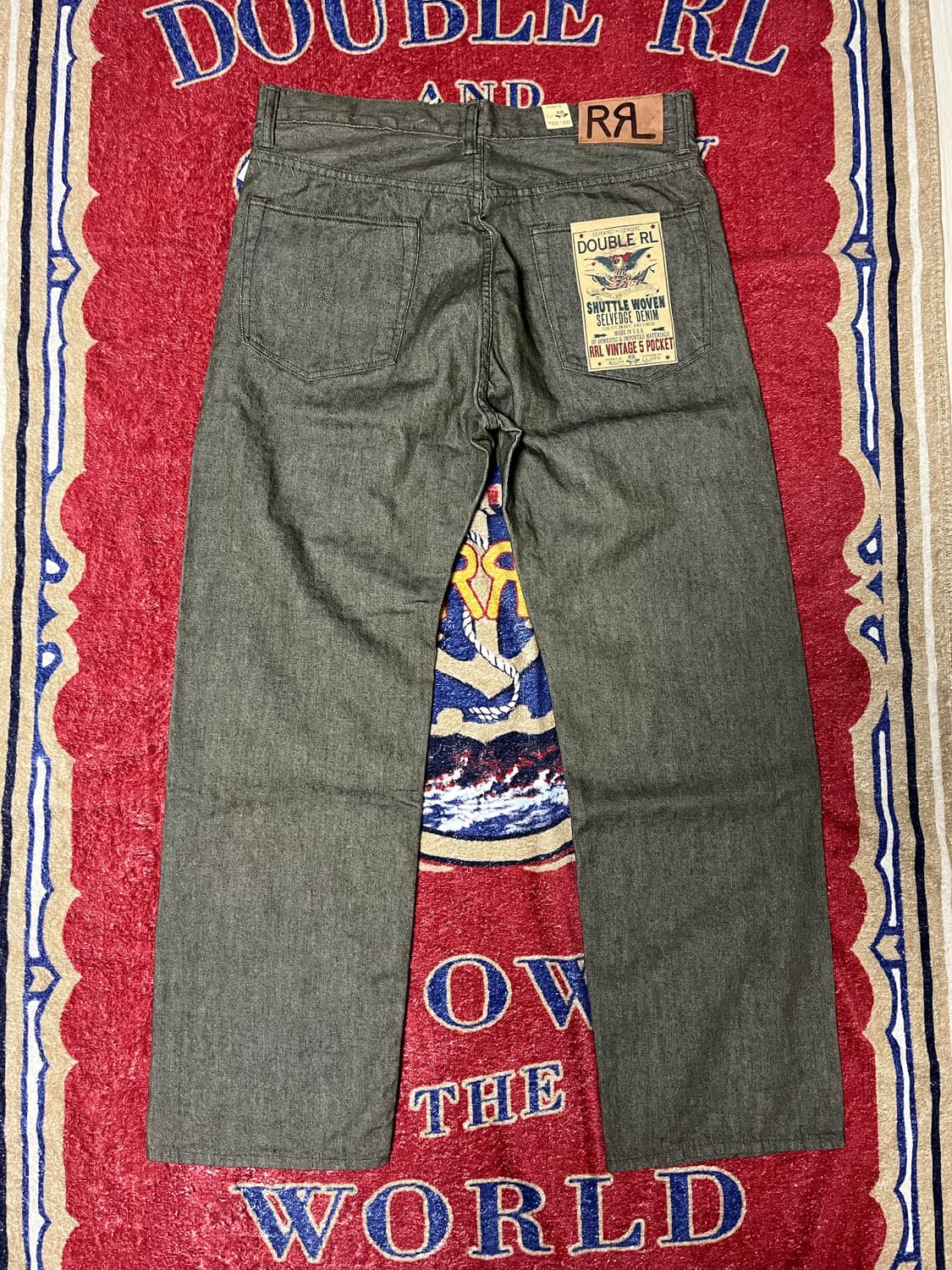 RRL 빈파포 올리브 진 더블알엘 데님  상품이미지3