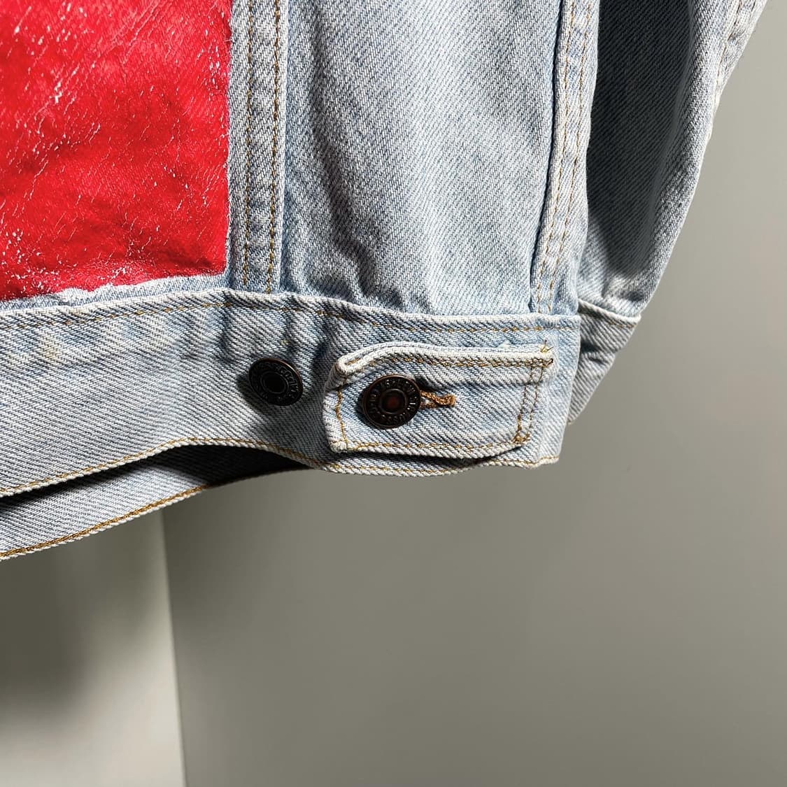 CAINE LONDON 리바이스 핸드 페인팅 데님 자켓 상품이미지7