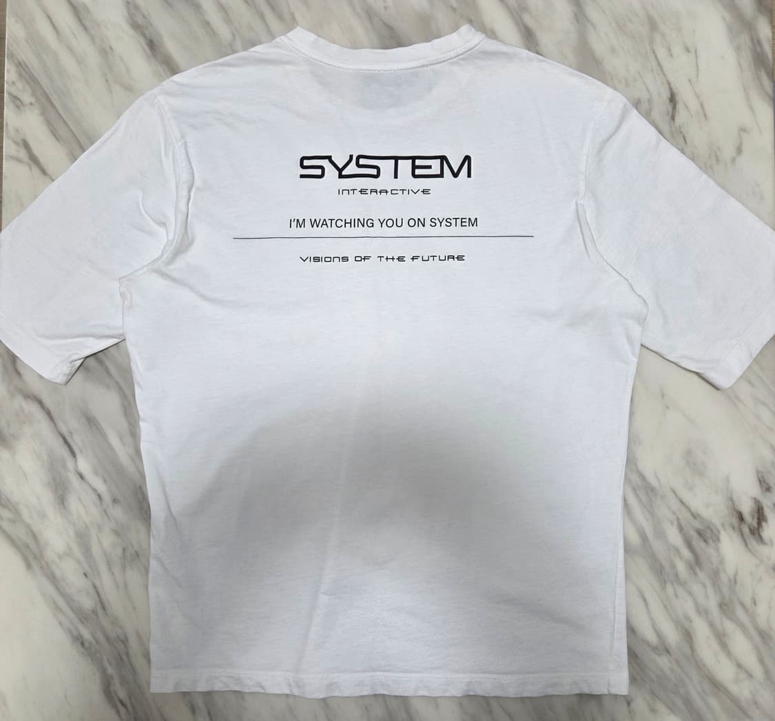 시스템옴므 프린트 반팔 티셔츠 상품이미지1