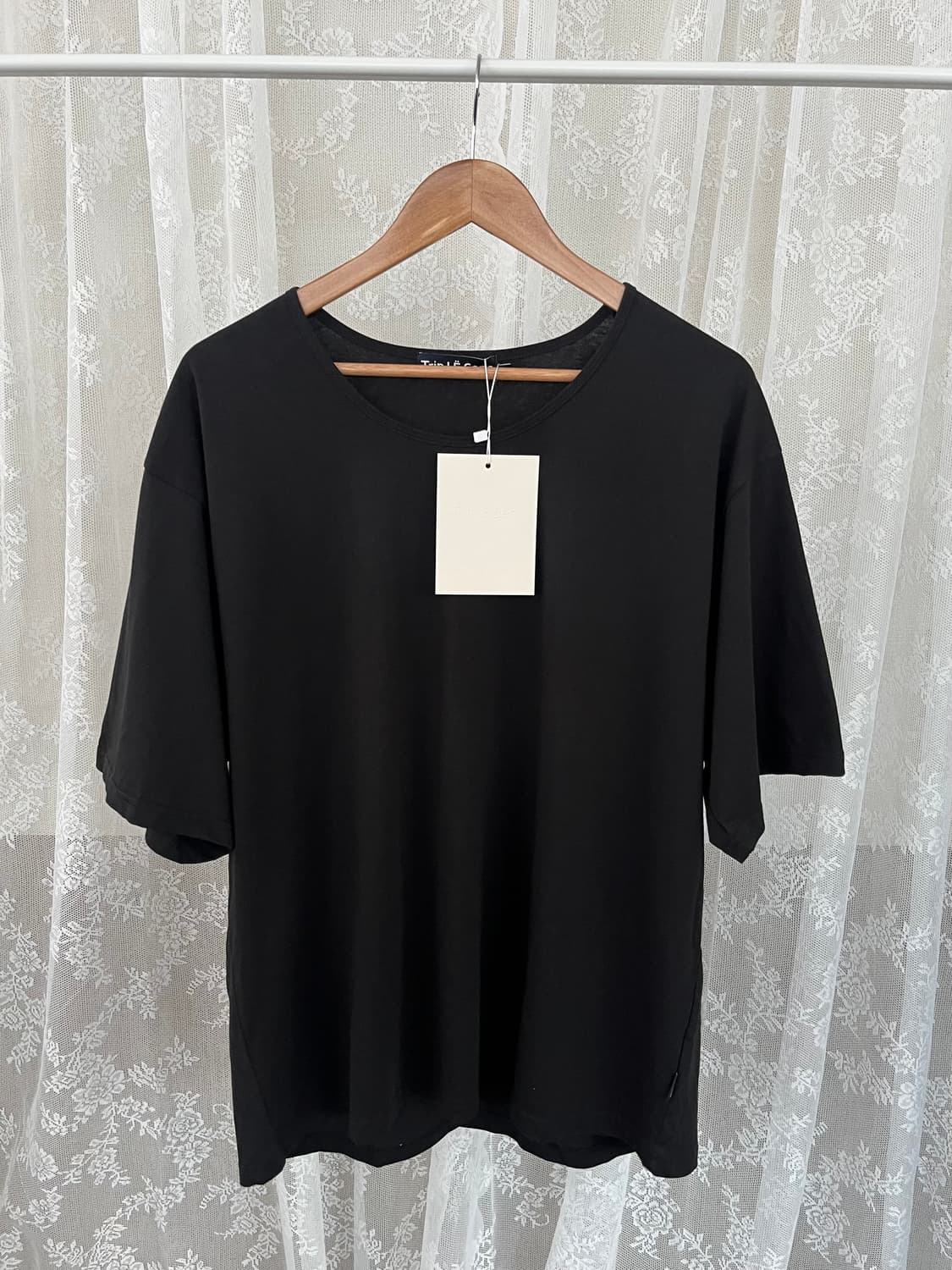 4XL) 새상품 트립르센스 반팔 티셔츠 블랙 상품이미지1