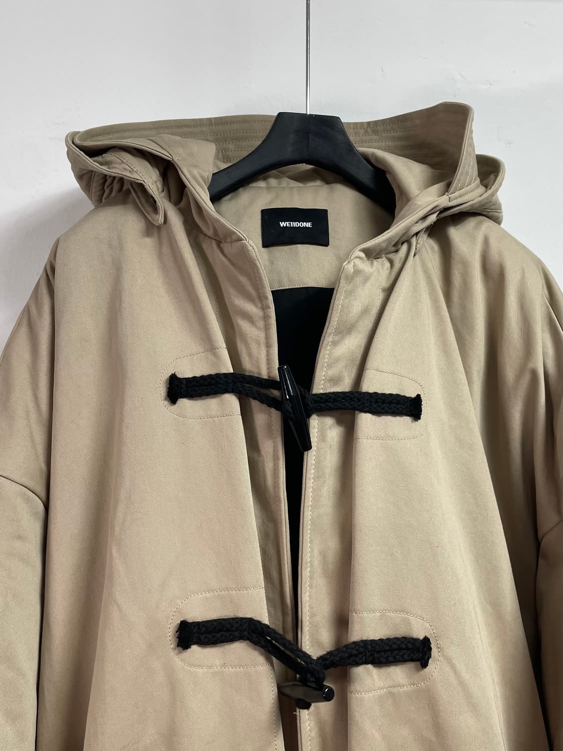 23fw we11done 웰던 아이보리 더플 코트자켓 (on.469) 상품이미지4