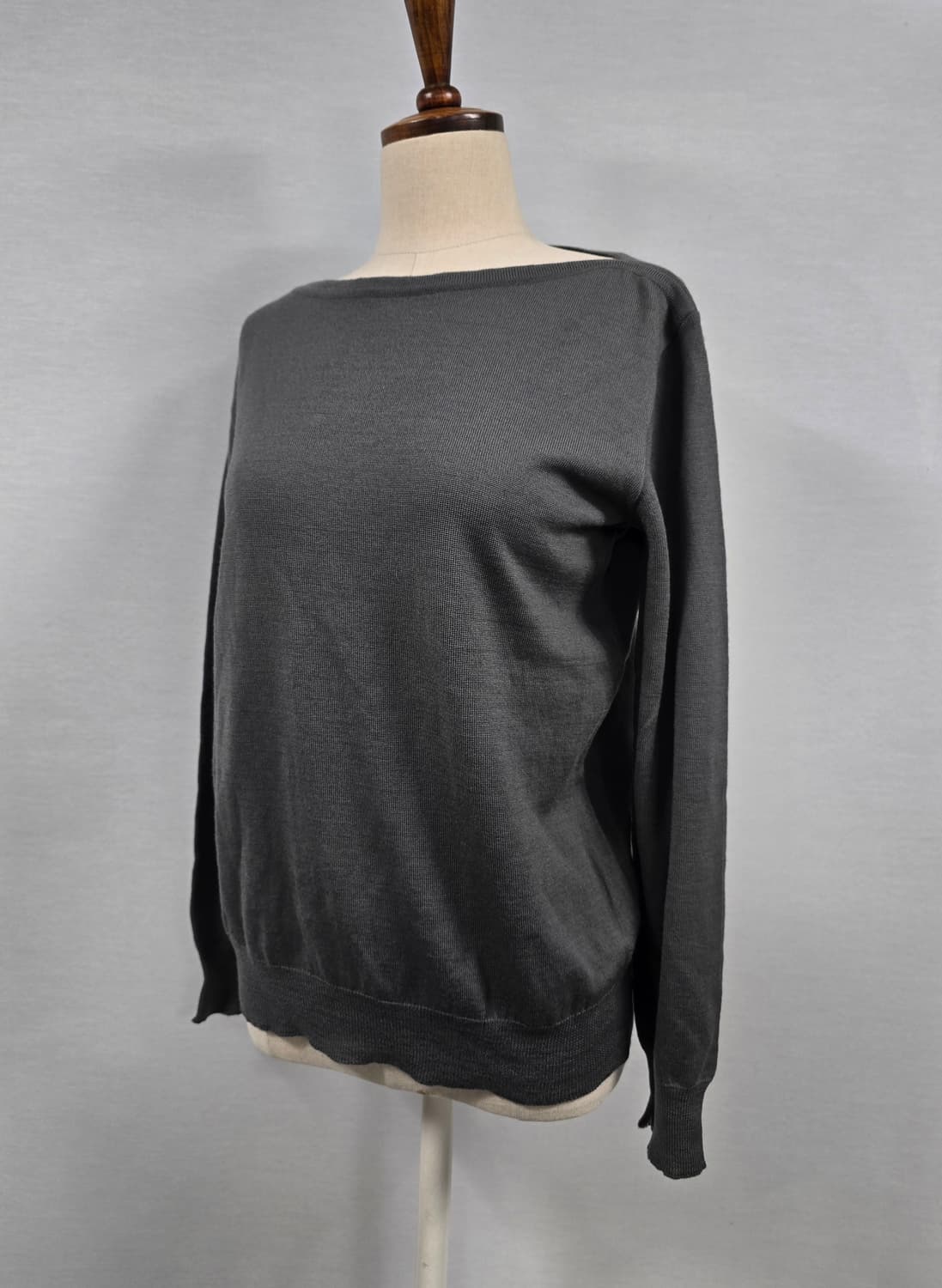 아네스베 그레이 울 니트 S 상품이미지4