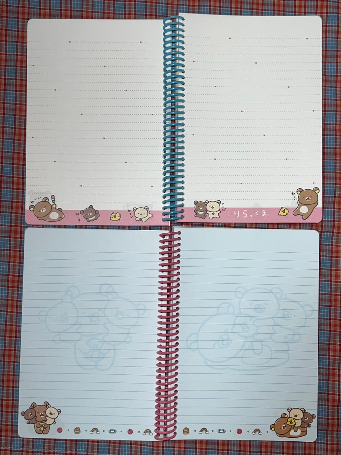 산엑스 리락쿠마 코리락쿠마 이모지 링노트 & 네임스티커 일괄 상품이미지2