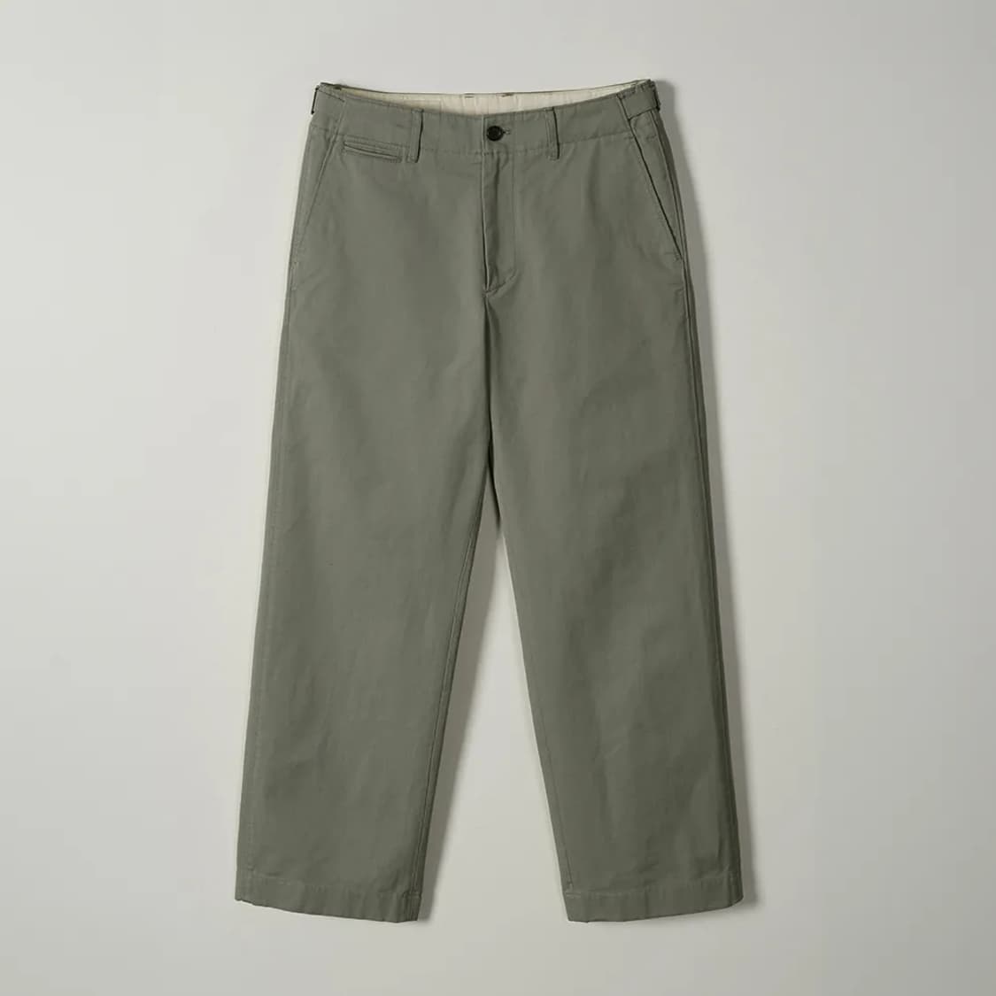 인더로우 와이드 오피서 치노팬츠 올리브그레이 2 상품이미지1