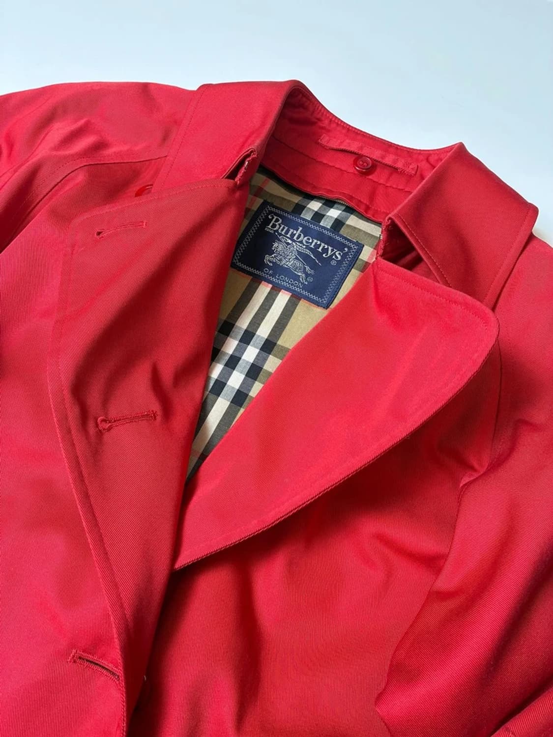 버버리 90's 개버딘 오리지널 벨티드 롱 트렌치 코트 PN8179 상품이미지3