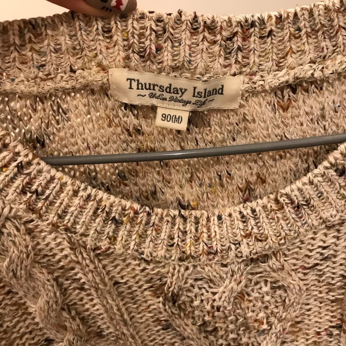 Thursday Island 써스데이아일랜드 모리걸 오트밀 니트 상품이미지4