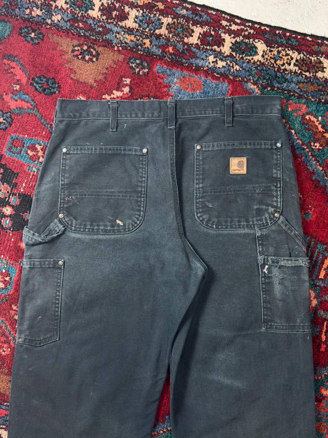 *RARE* OG 칼하트 B136 더블니 블랙 칼하트 썩블니 하드페이딩 상품이미지6