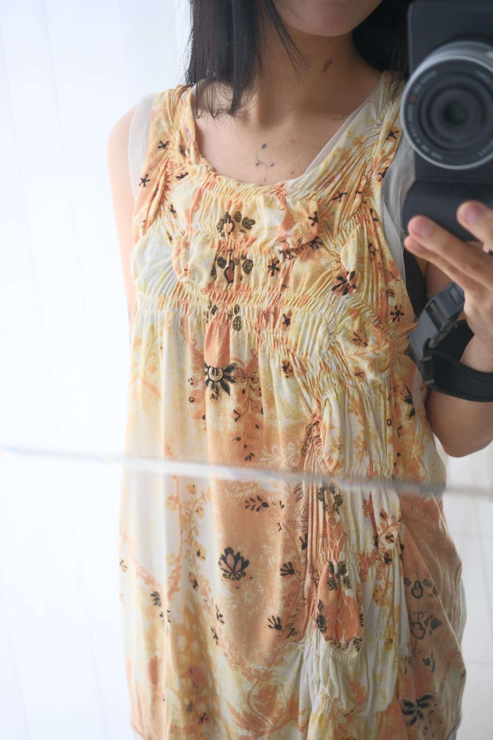 Sha layered shirring sleeveless  상품이미지4