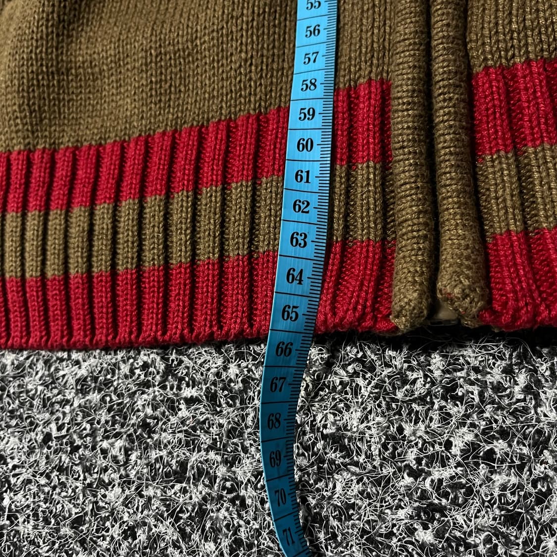 에비수 자수 코튼 니트 집업  상품이미지8