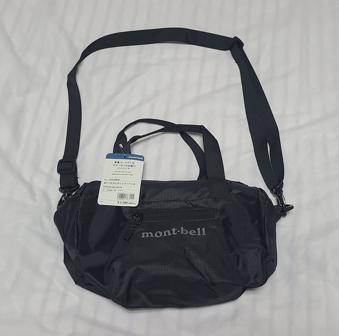 몽벨 포터블 경량 숄더백 18L ( 새상품 )남녀공용 상품이미지8