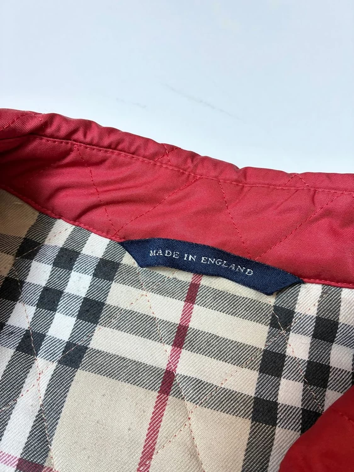 버버리 00's 체크 안감 퀼팅 자켓 PN8149 상품이미지5