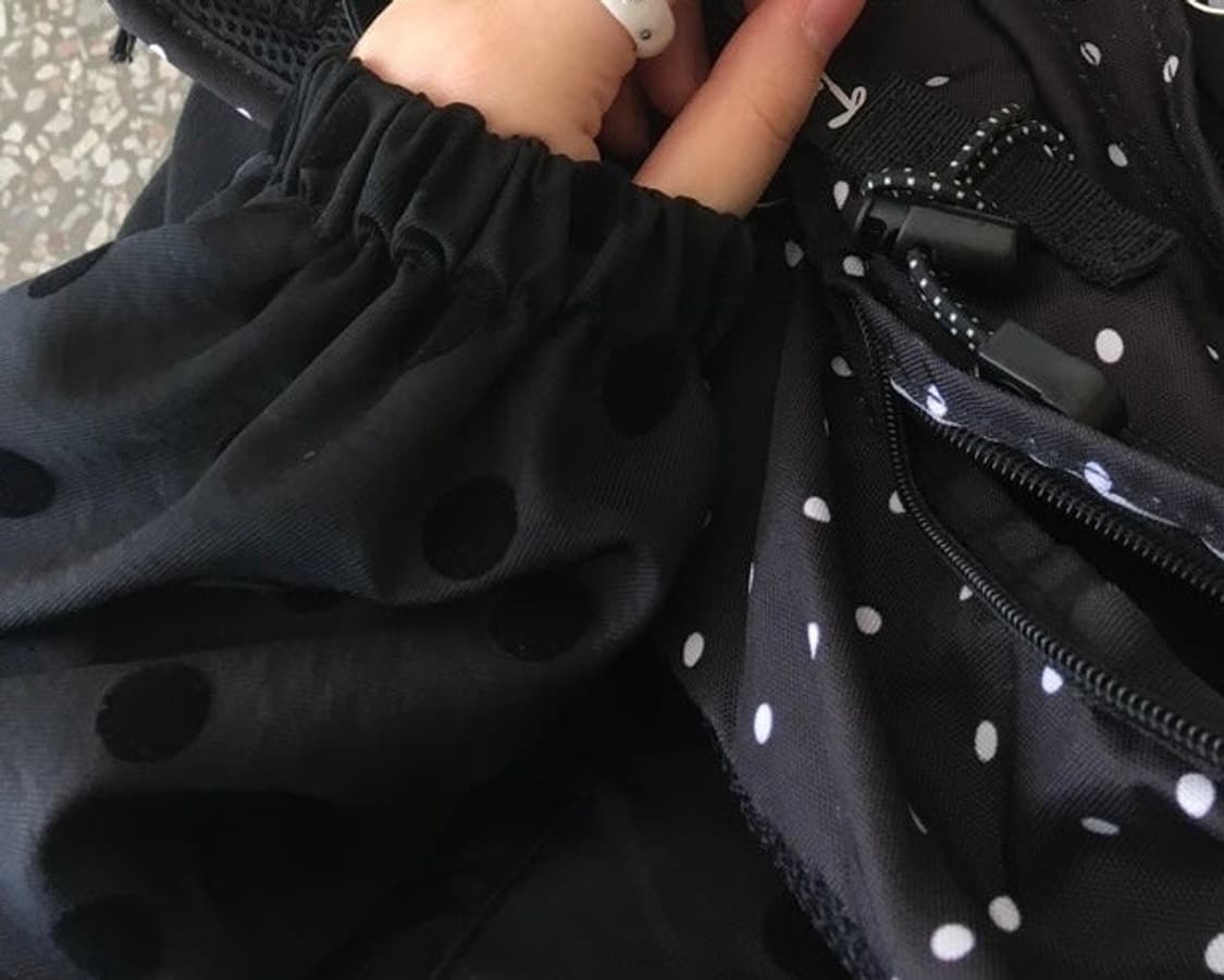 오헤시오 도트  dot frill hooded windbreaker  상품이미지10