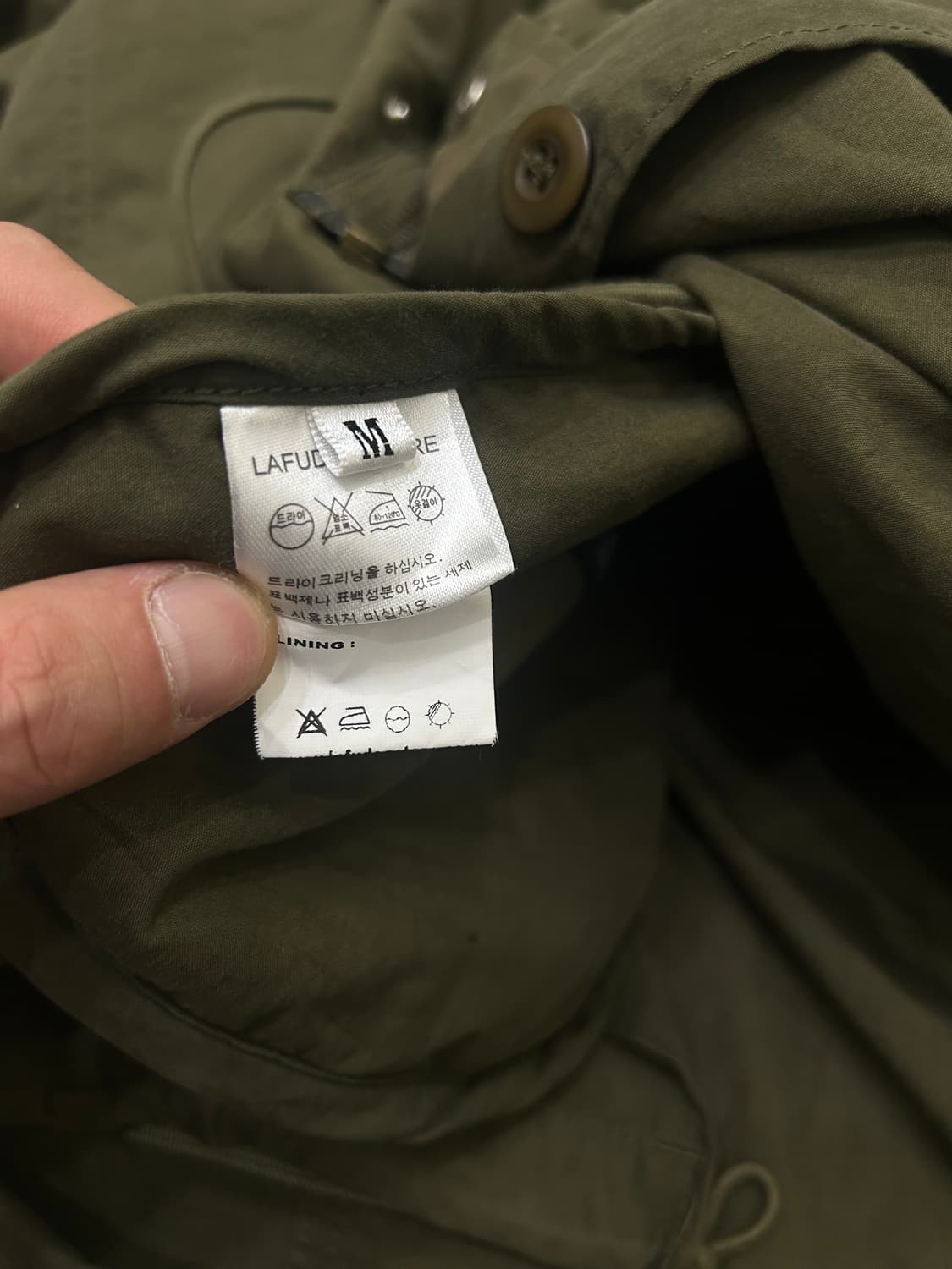 [M]라퍼지스토어 피쉬테일 자켓/카키 상품이미지5