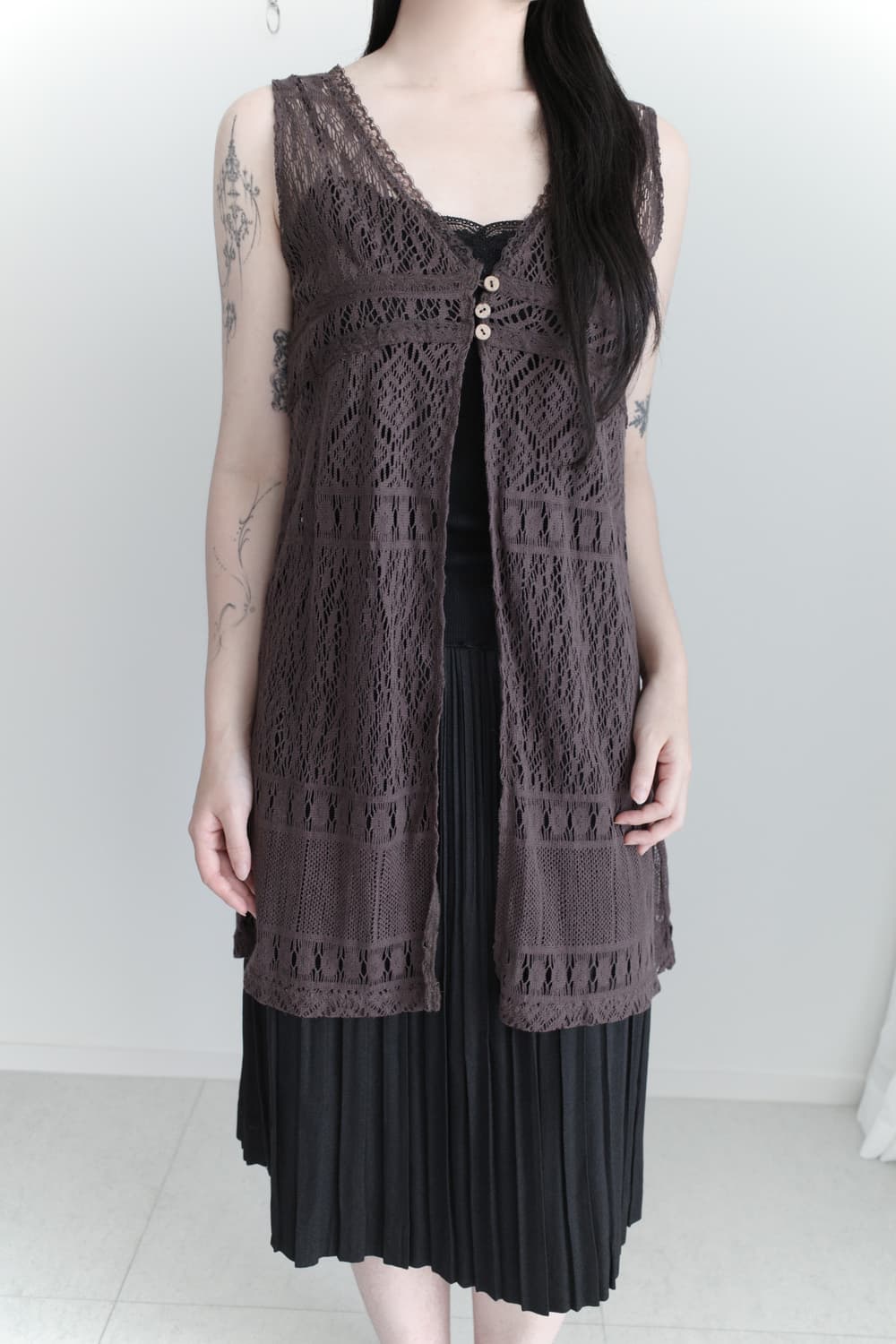 knit vest sleeveless  상품이미지5