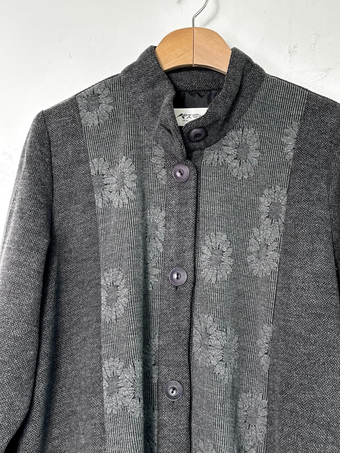 차콜 패턴 코트 자켓  상품이미지6