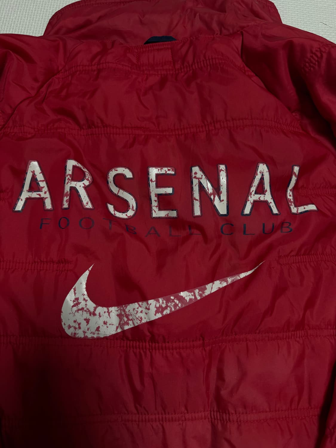90년대 90s 나이키 아스날 리버시블 벤치자켓 상품이미지5