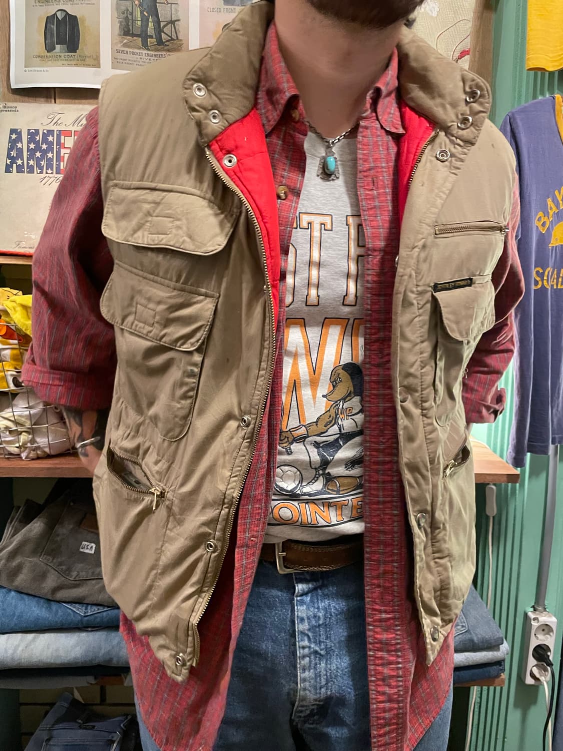 80~90s Vintage Canadian Outdoor Vest 상품이미지1