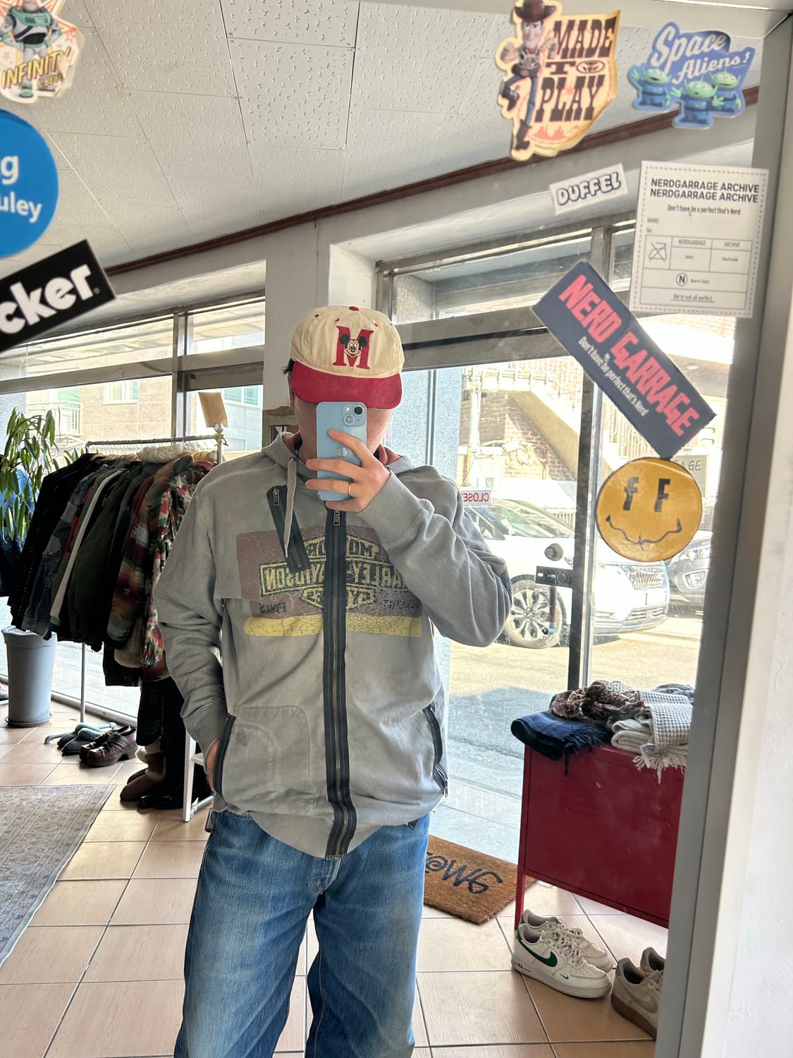 빈티지 할리데이비슨 후드집업 상품이미지8