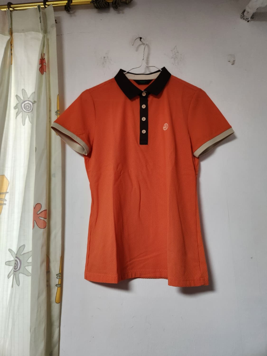 레노마 오렌지색 반팔 카라 티셔츠95 상품이미지1