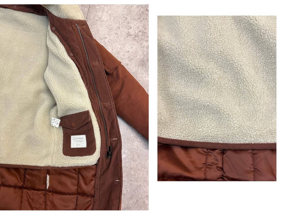 송지오 야상 후드 자켓 오렌지브라운 95 #csz220 상품이미지10