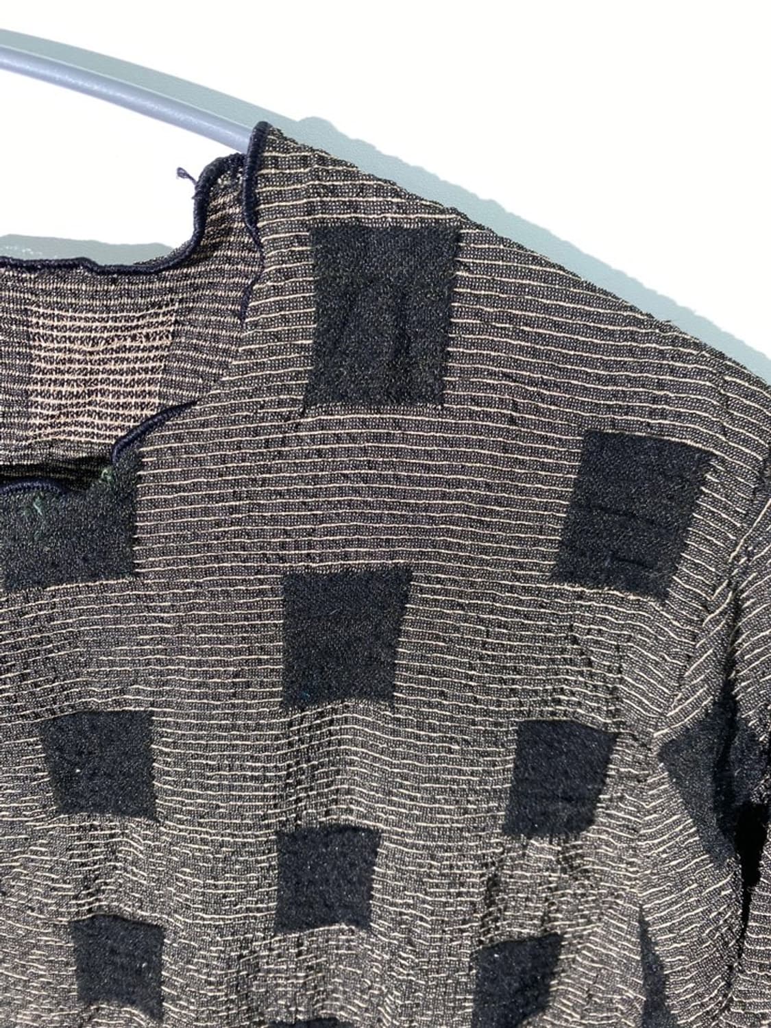 빈티지 스퀘어 패턴 롱슬리브 상품이미지3