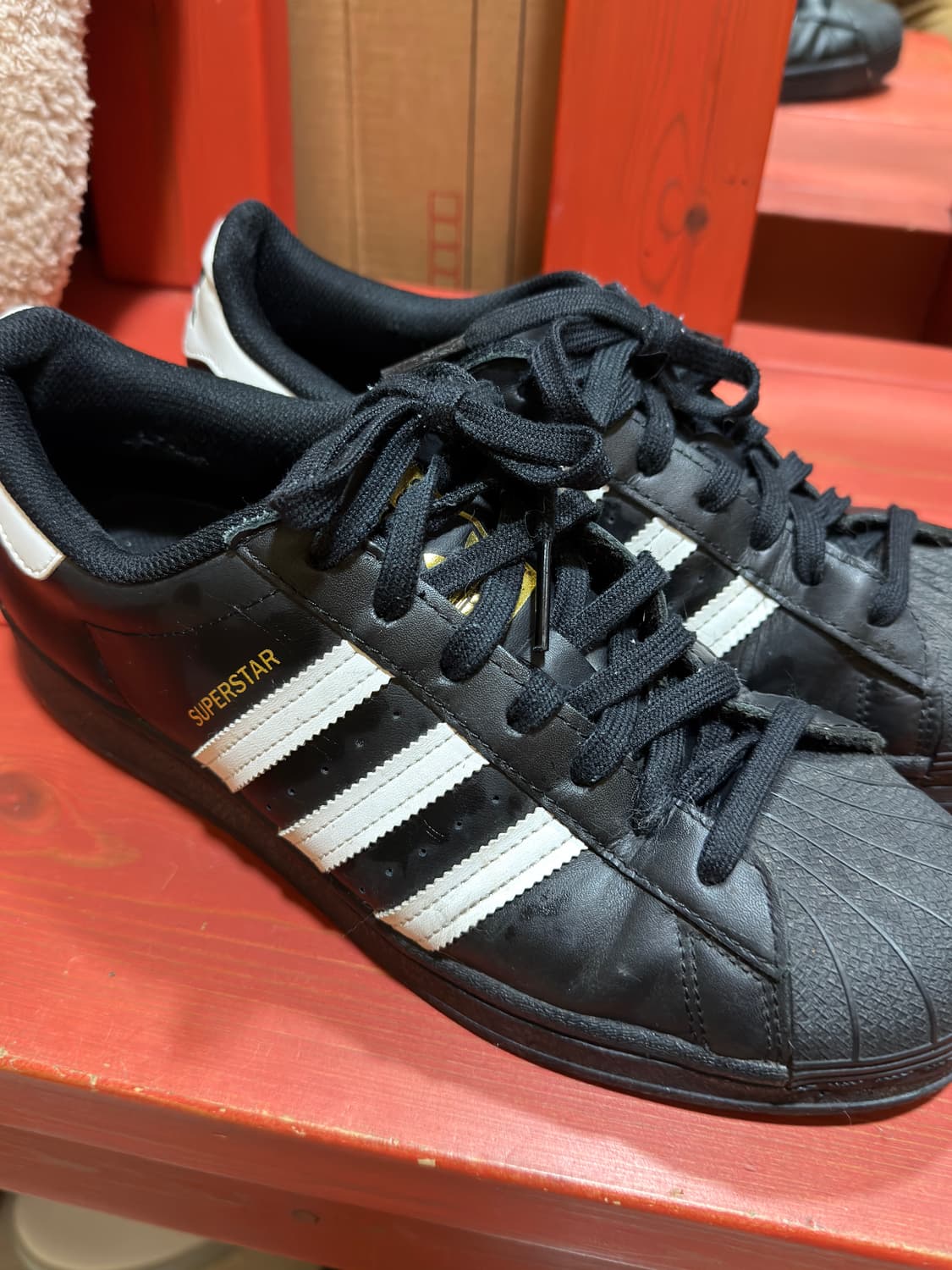 급처 아디다스 슈퍼스타 블랙 275 판매 상품이미지2