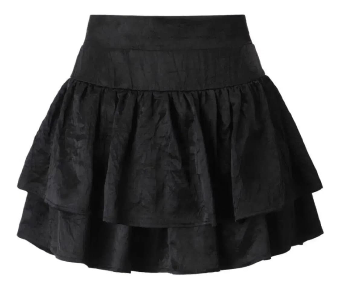 (흰,검 둘다 새상품) 쓰리타임즈 발레리나 미니 스커트 블랙 화이트 M 상품이미지1