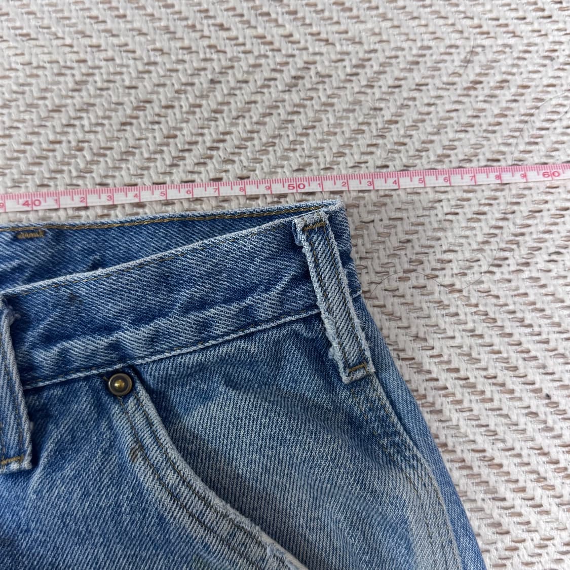 (42X32) 빈티지 칼하트 더블니 B73 DST 데님팬츠 상품이미지9