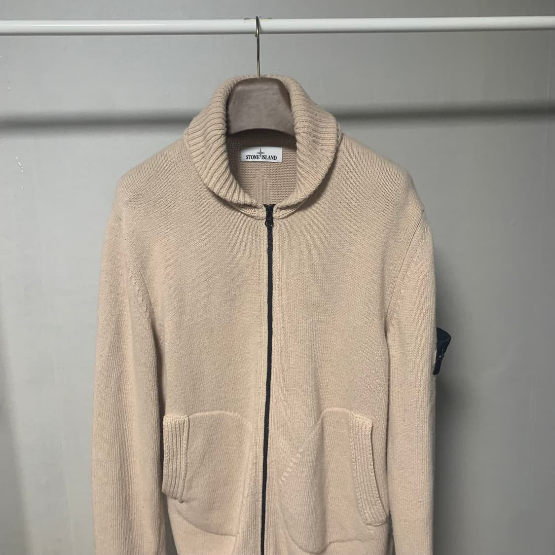 정품/21fw 스톤아일랜드 니트 집업 가디건 XL 상품이미지2