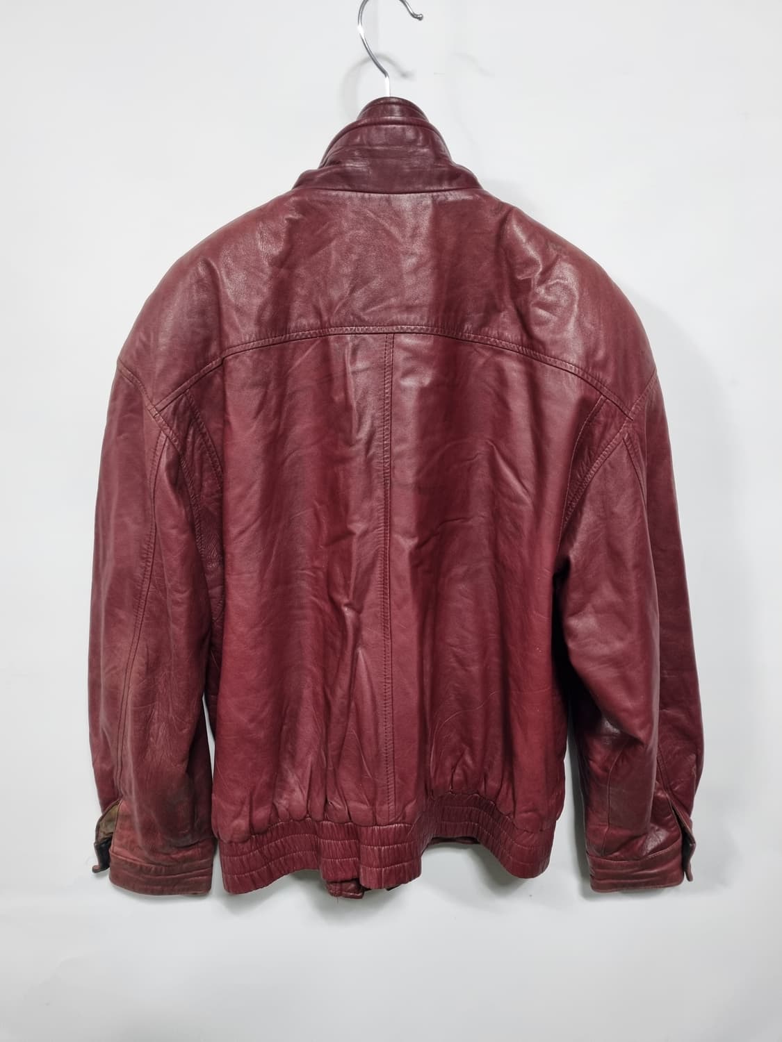 비아 누오바 빈티지 램 나프스킨 가죽자켓 50사이즈 상품이미지2