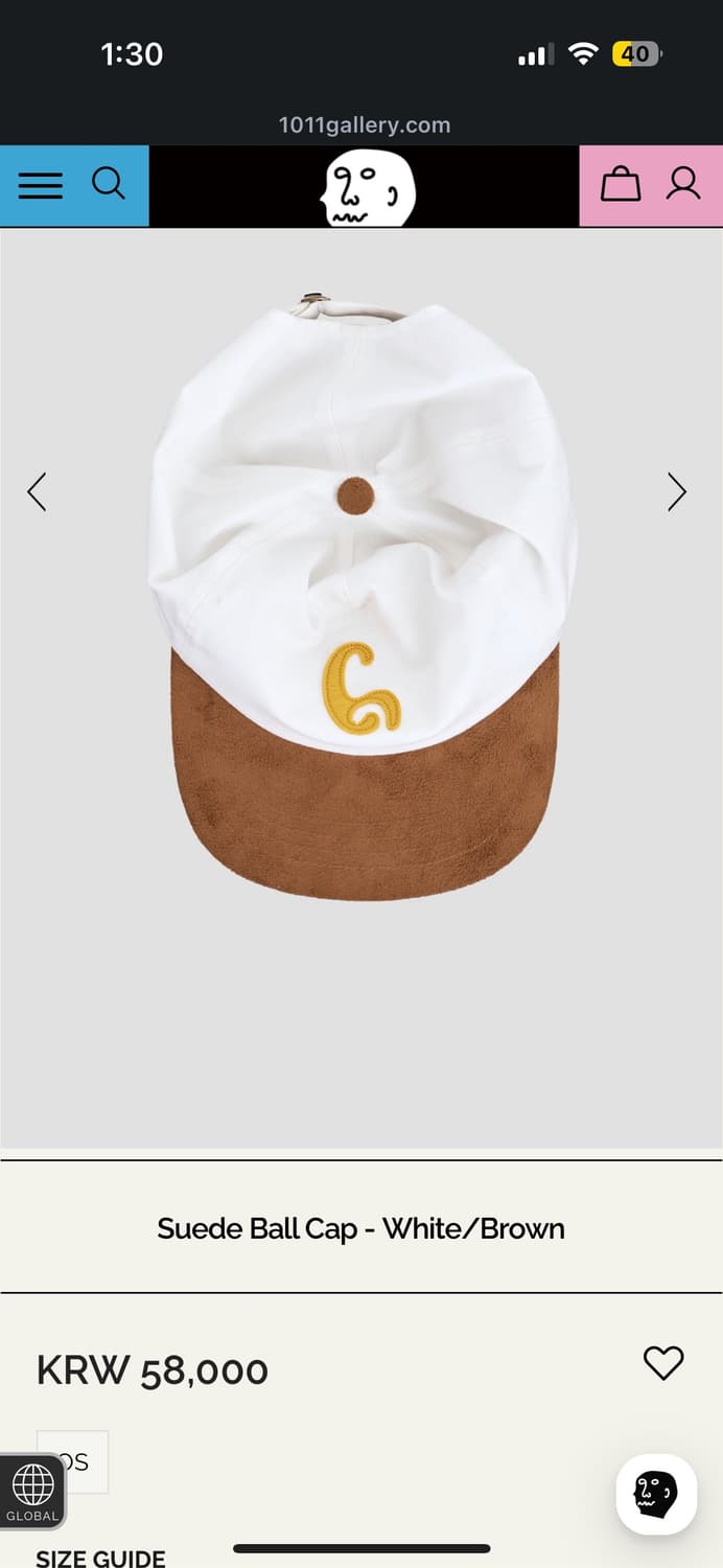 1011갤러리 Suede Ball Cap 상품이미지1