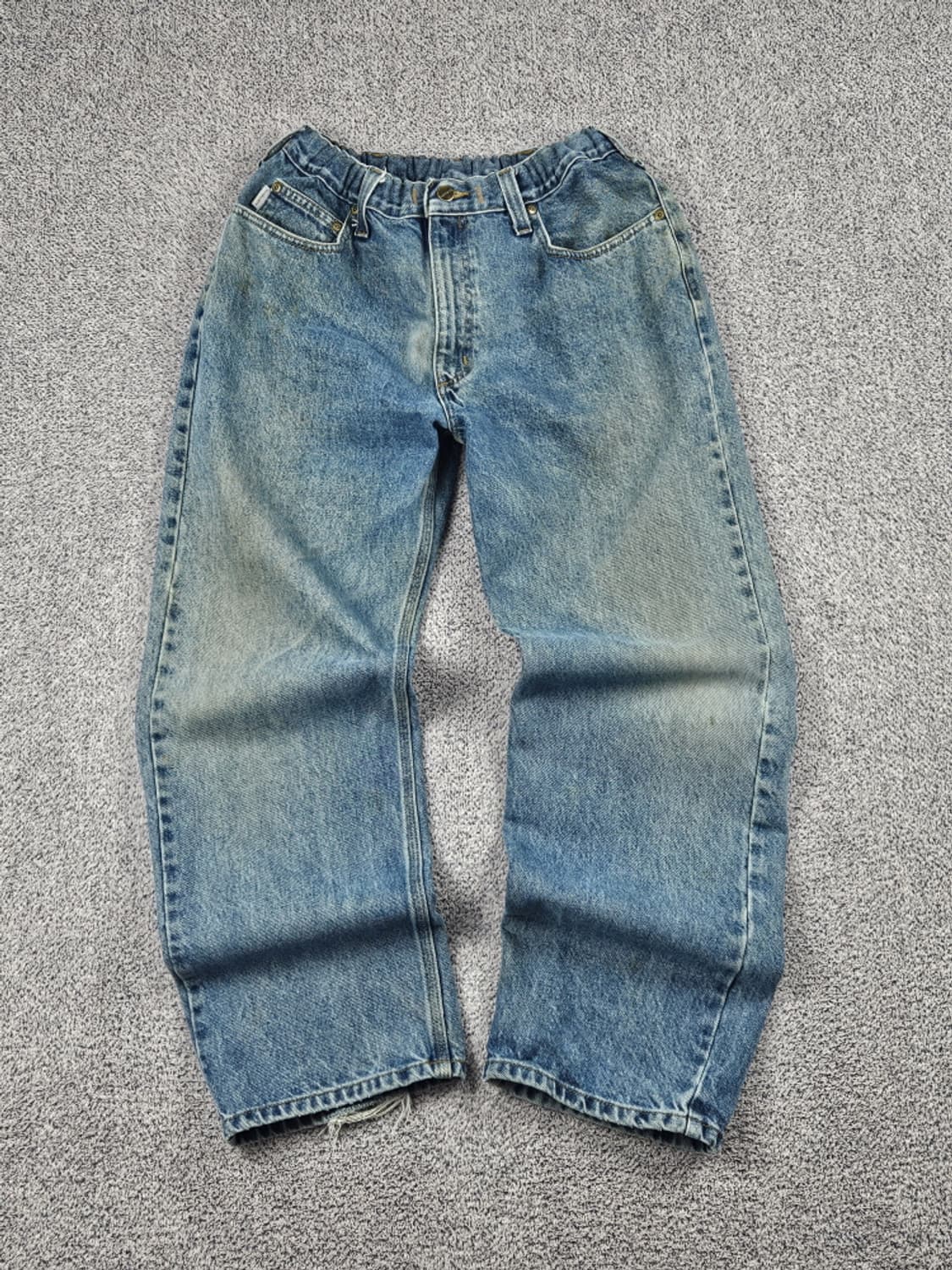 칼하트 밴딩 커스텀 데님 워크 팬츠 ( 38X30 추정 ) / 10055 상품이미지3