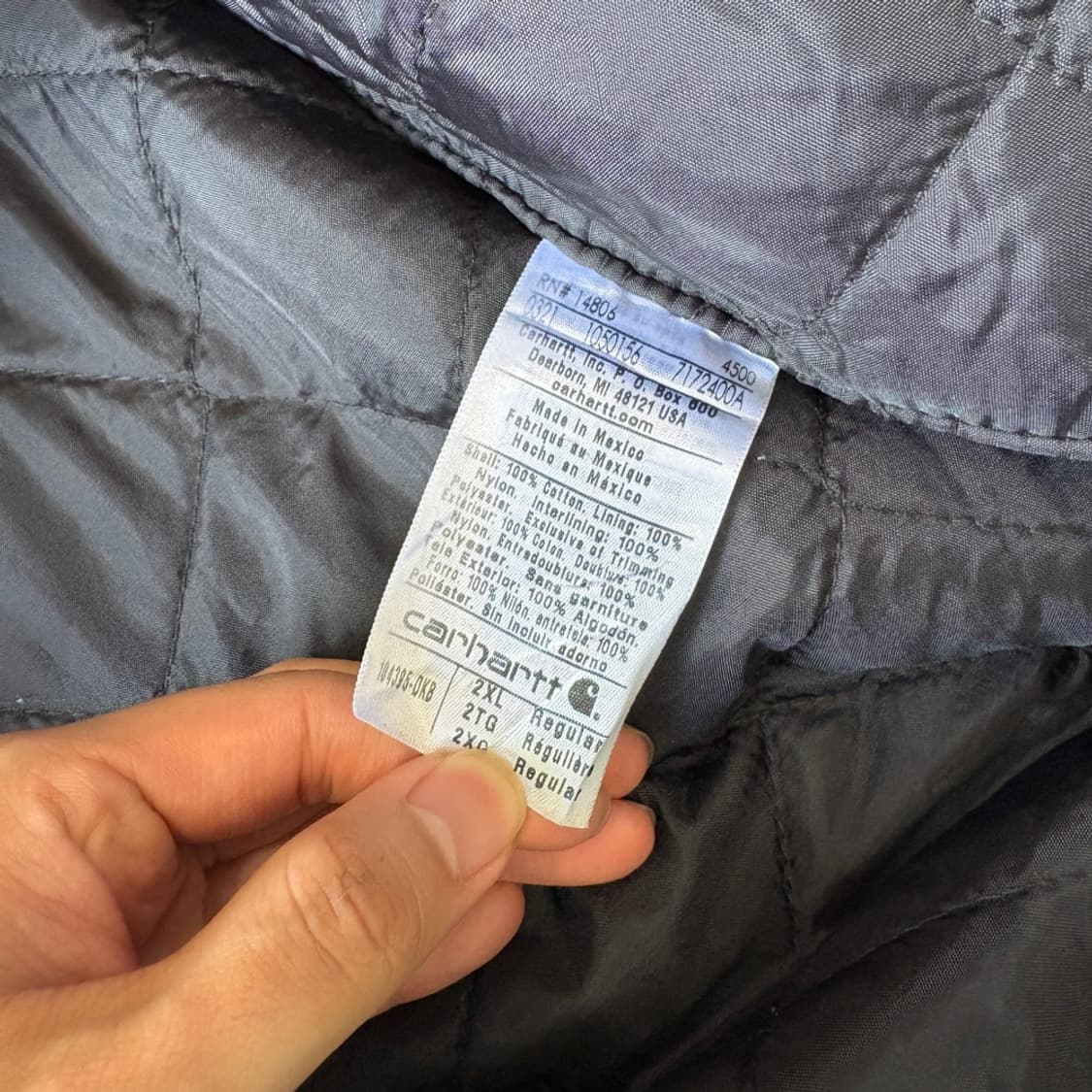 칼하트 빅사이즈 덕 캔버스 조끼  상품이미지9