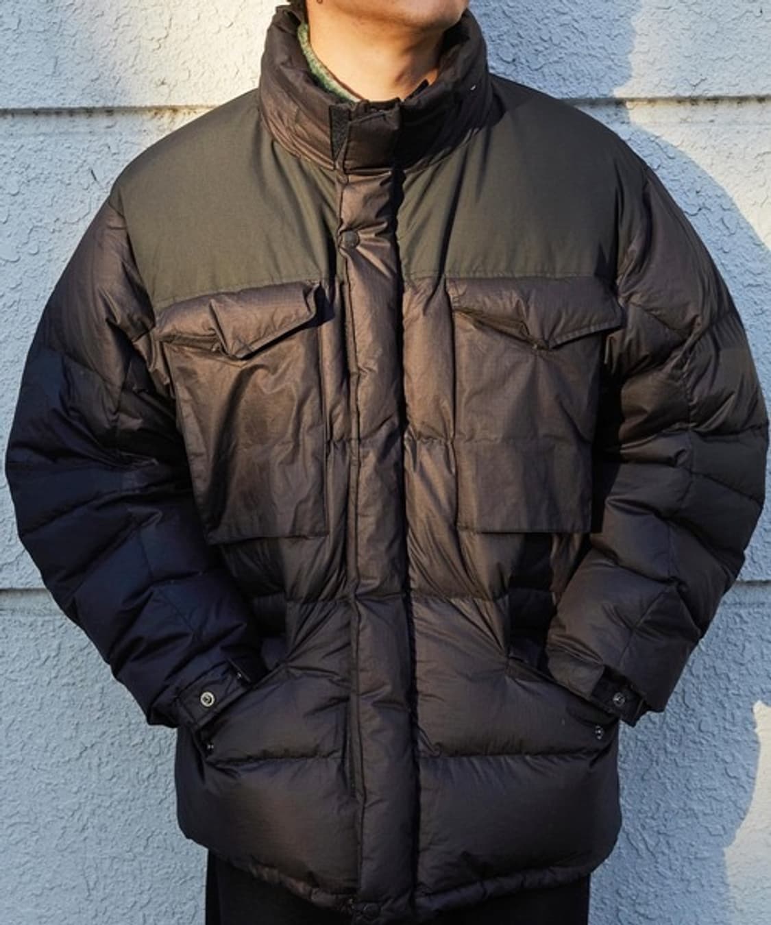 노스페이스 퍼플라벨 필드 헤비 다운 파카 패딩 블랙 ND2159N 상품이미지10