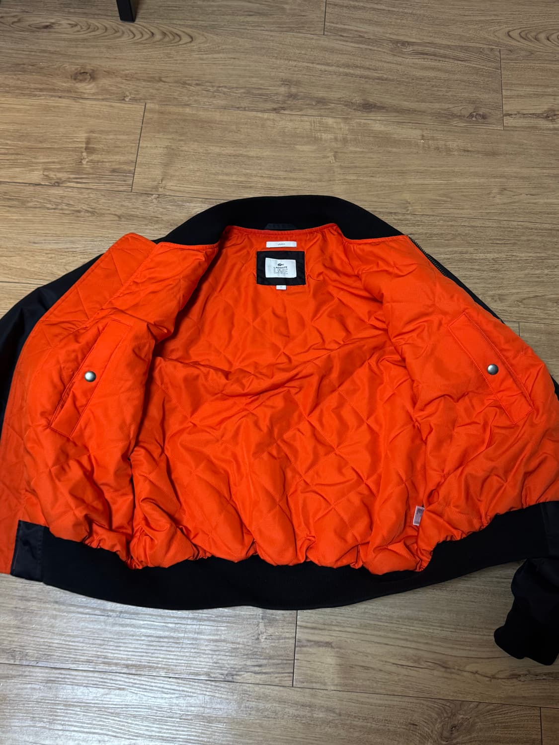 [M]라코스테 블랙 봄버 자켓 ma-1 상품이미지5