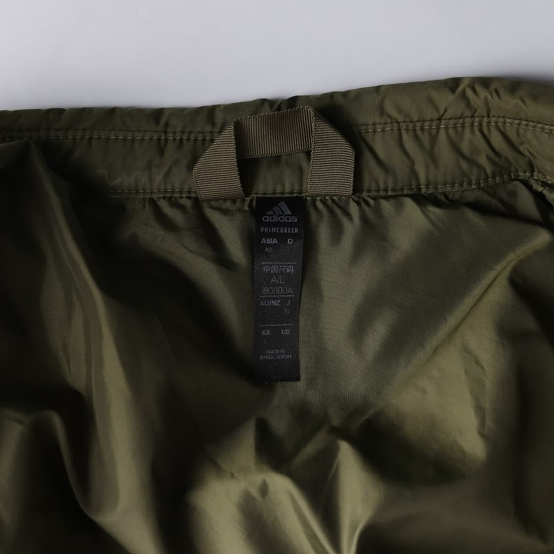 아디다스 프라임그린 퀼팅 셔츠 자켓 L 상품이미지6