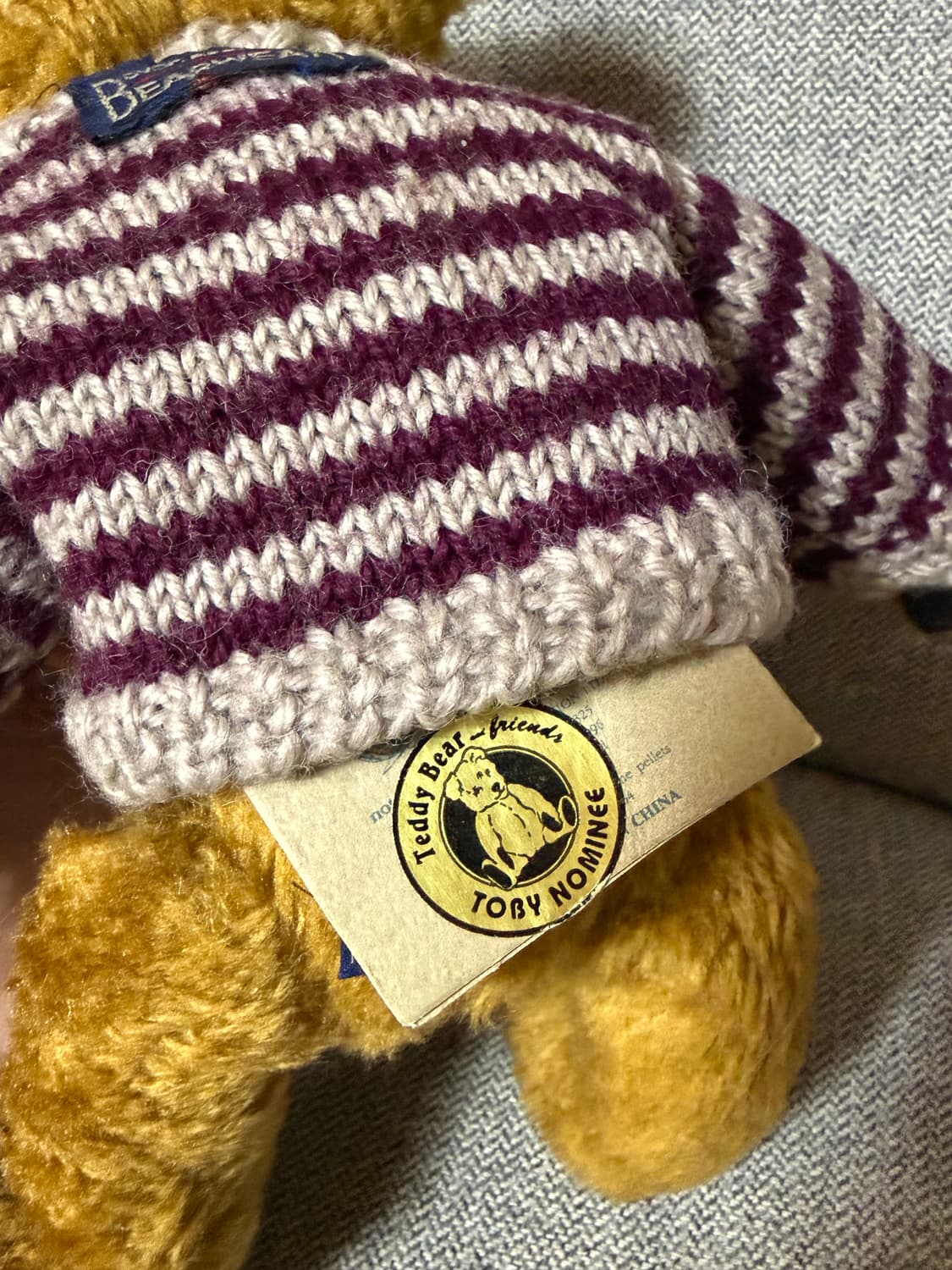 보이즈베어 미국 스웨터 빈티지돌 테디베어 곰인형 상품이미지3