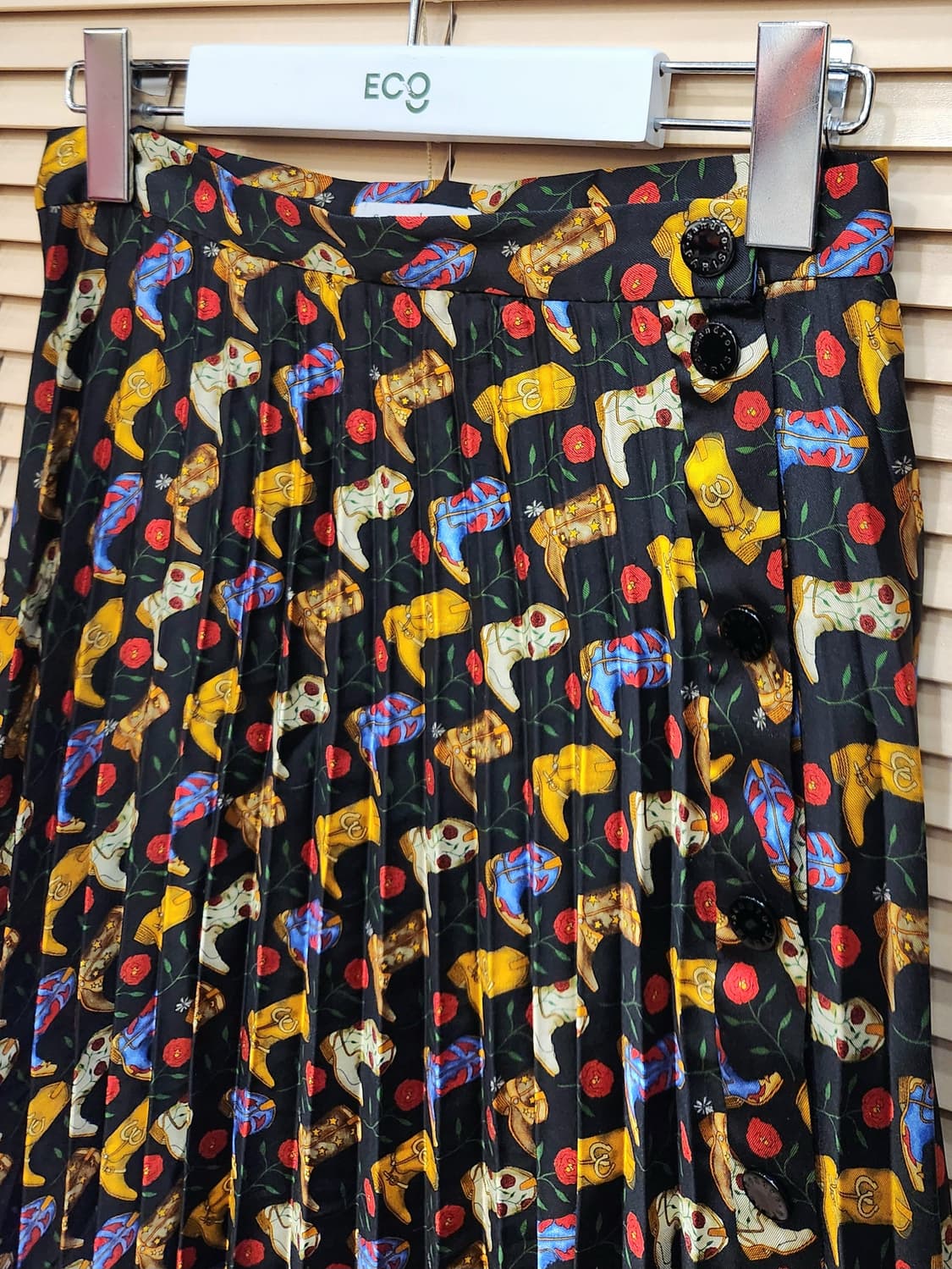 (새상품)산드로 팔마프린트 플리츠스커트 상품이미지2