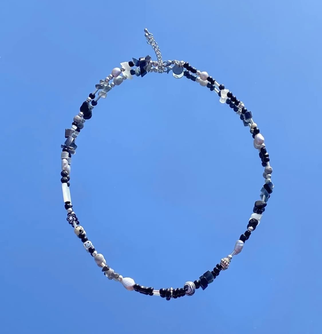 런디에스 블랙 잼스톤 네크리스 목걸이 상품이미지1