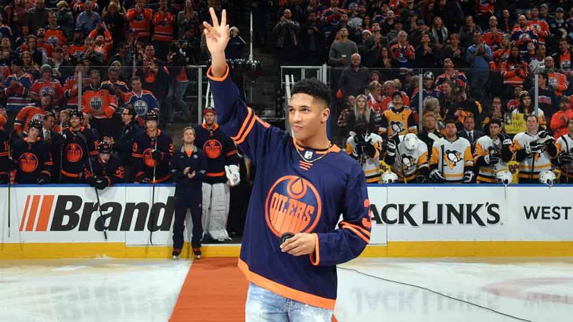 리복NHL 오일러스 하키유니폼 상품이미지7