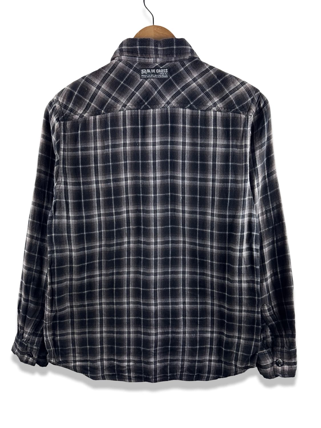 JPN 스컬패치 체크 셔츠2698 상품이미지2