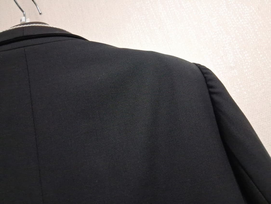 일본빈티지 VELLA 화이트라인카라 춘추 검정숏쟈켓 이쁜실루엣 66일본산 상품이미지6