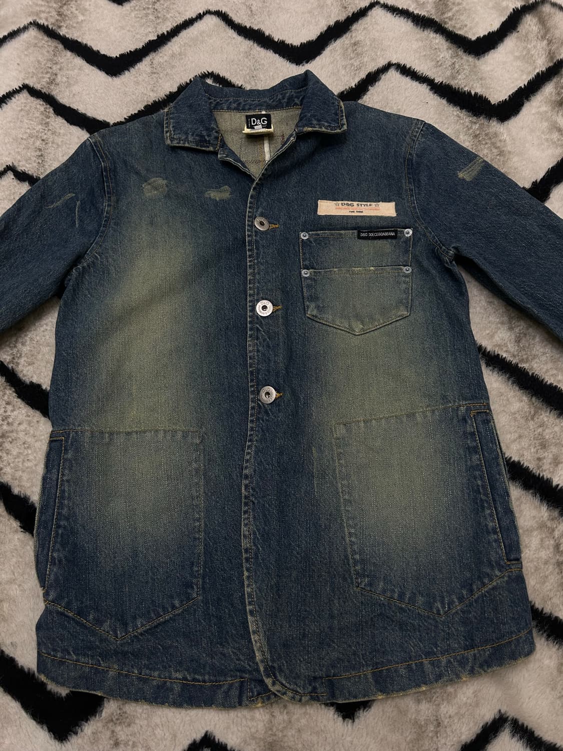 [M]돌체앤가바나 데님 블레이저 자켓 상품이미지3