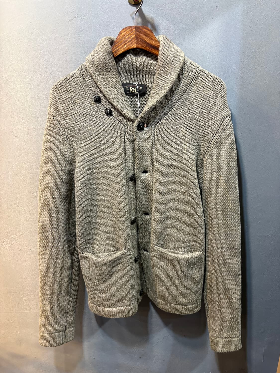 RRL 숄카라 니트 가디건 상품이미지2