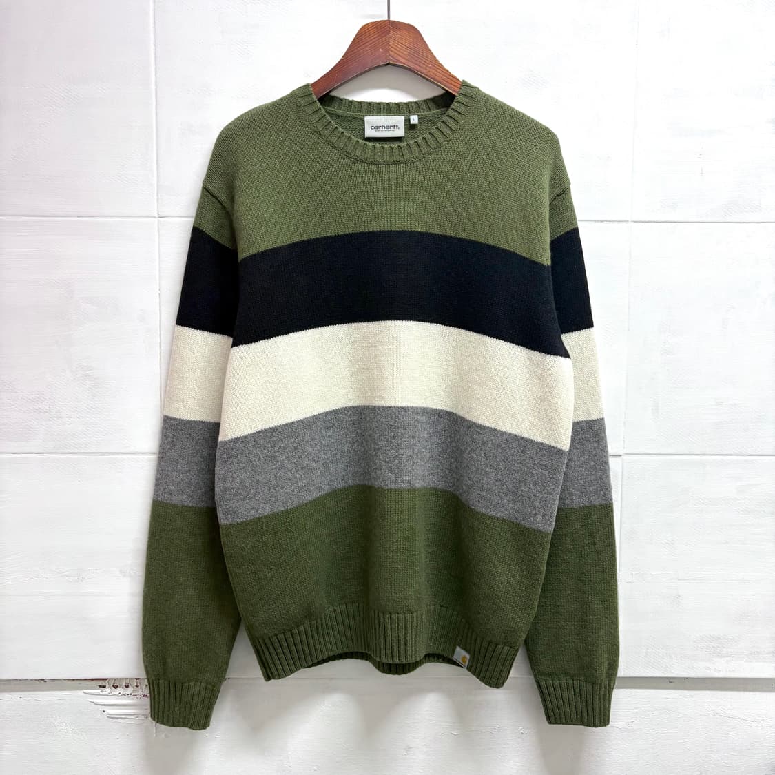 칼하트 WIP 골드너 스트라이프 니트 스웨터 L 상품이미지1