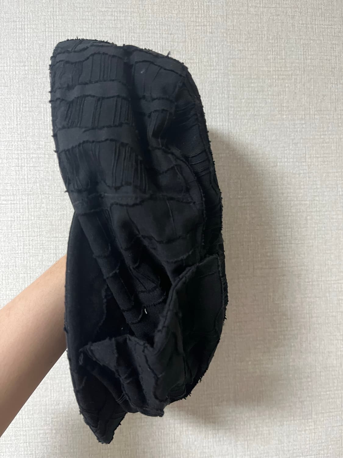 어썸니즈 벨보이 캡 리본 웨이브 블랙 상품이미지4